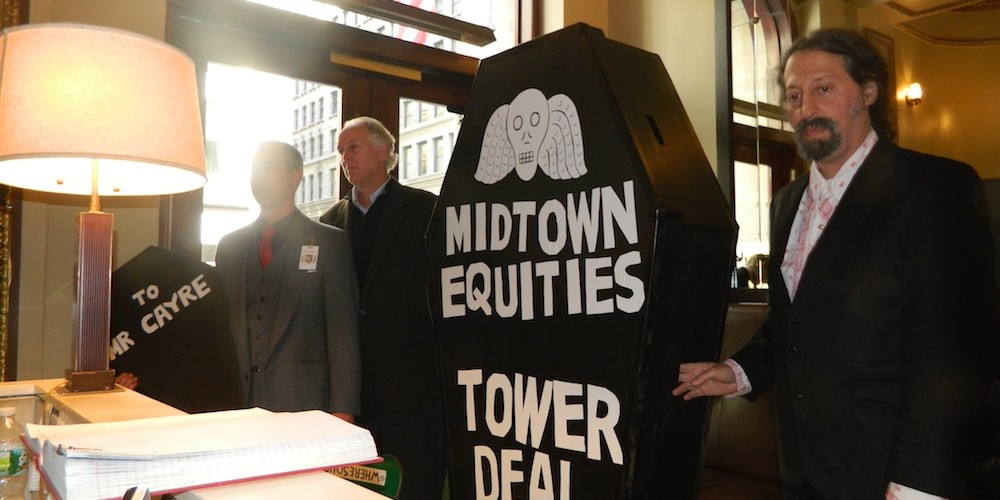 Bushwick Inlet Park Advocates Stage Funeral in Hopes of Killing Tower Deal