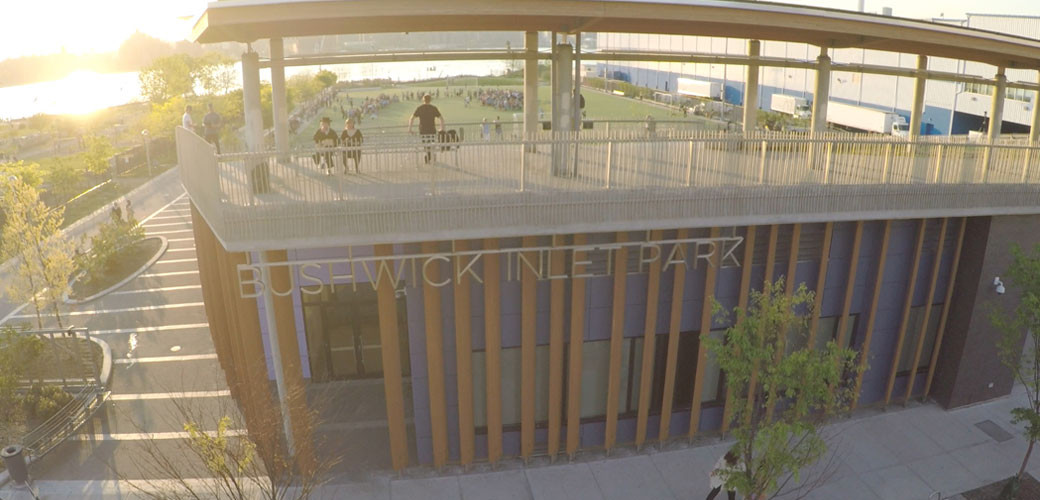 flash_mob_drone_bipcomctr_screen029 Bushwick Inlet Park Building