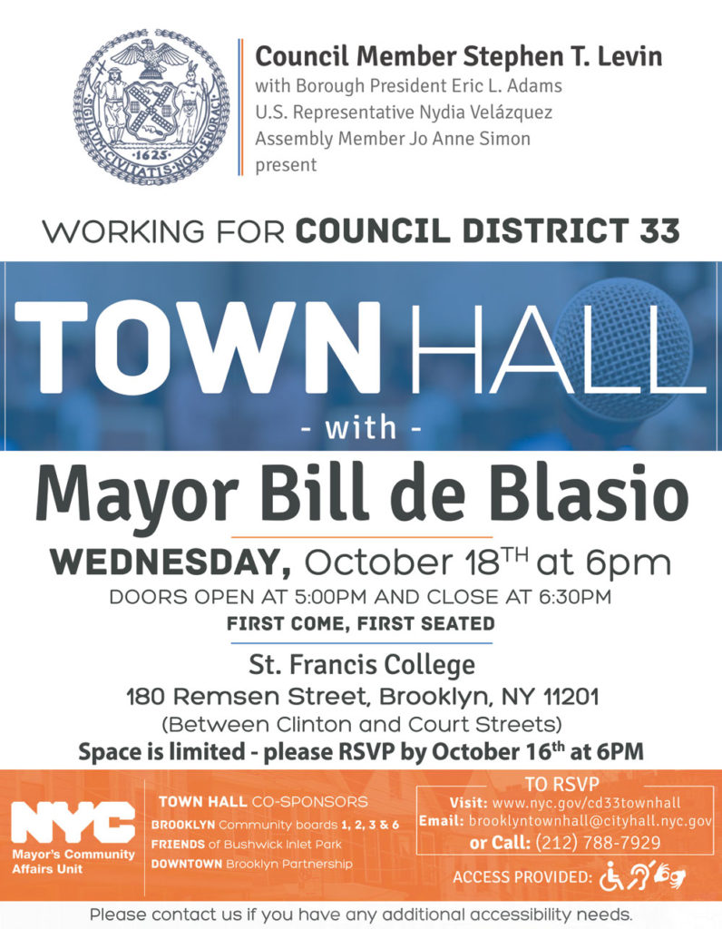 D33 Mayoral Town Hall