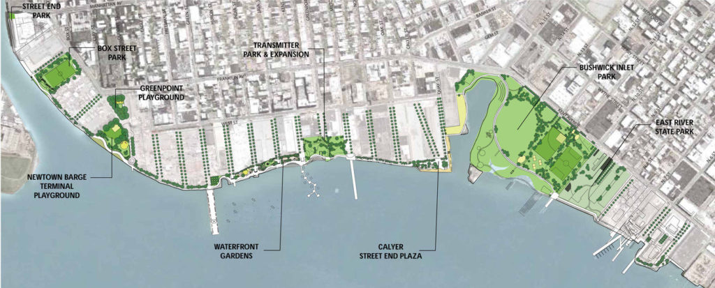 masterplan-isolation-map Greenpoint Williamsburg Waterfront Master Plan Map