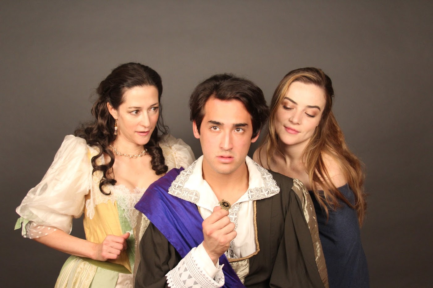 Joy Marr, Akoni Steinmann and Kathleen Denecke Photo by Julian Voloj All's Well That Ends Well