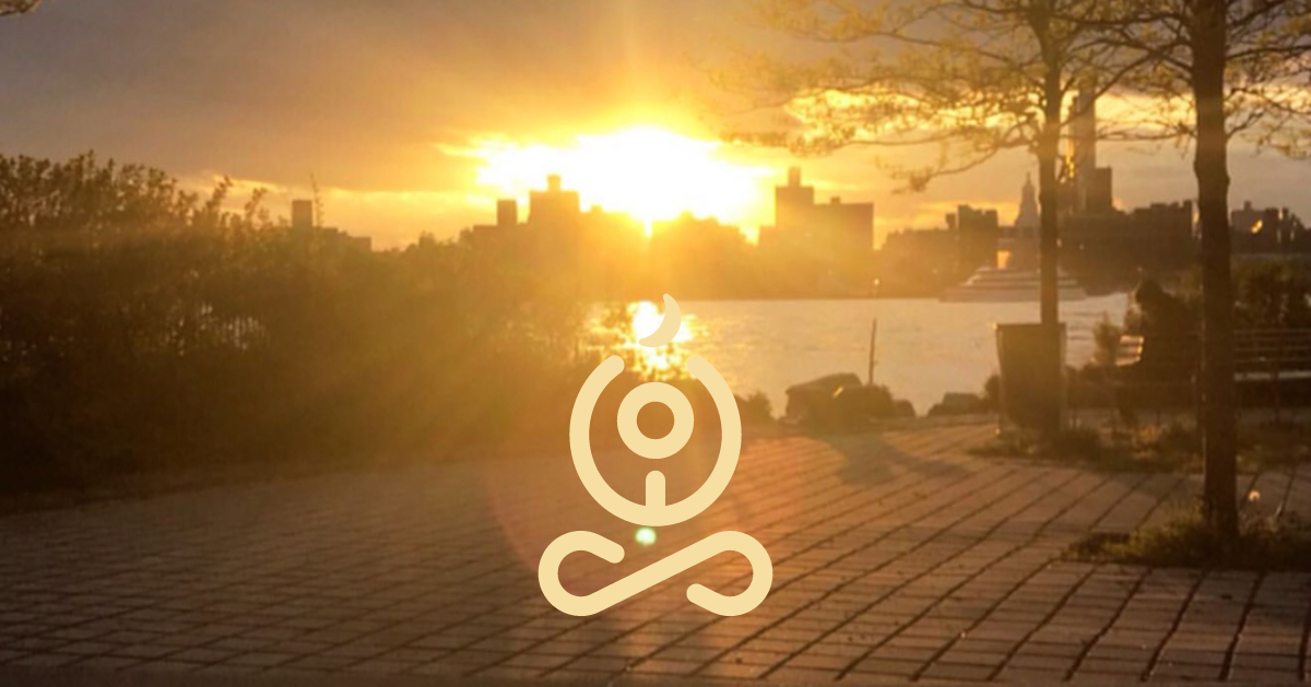 Sunset at Bushwick Inlet Park