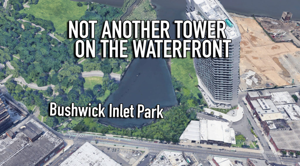 Proposed MTA site with tower rendering