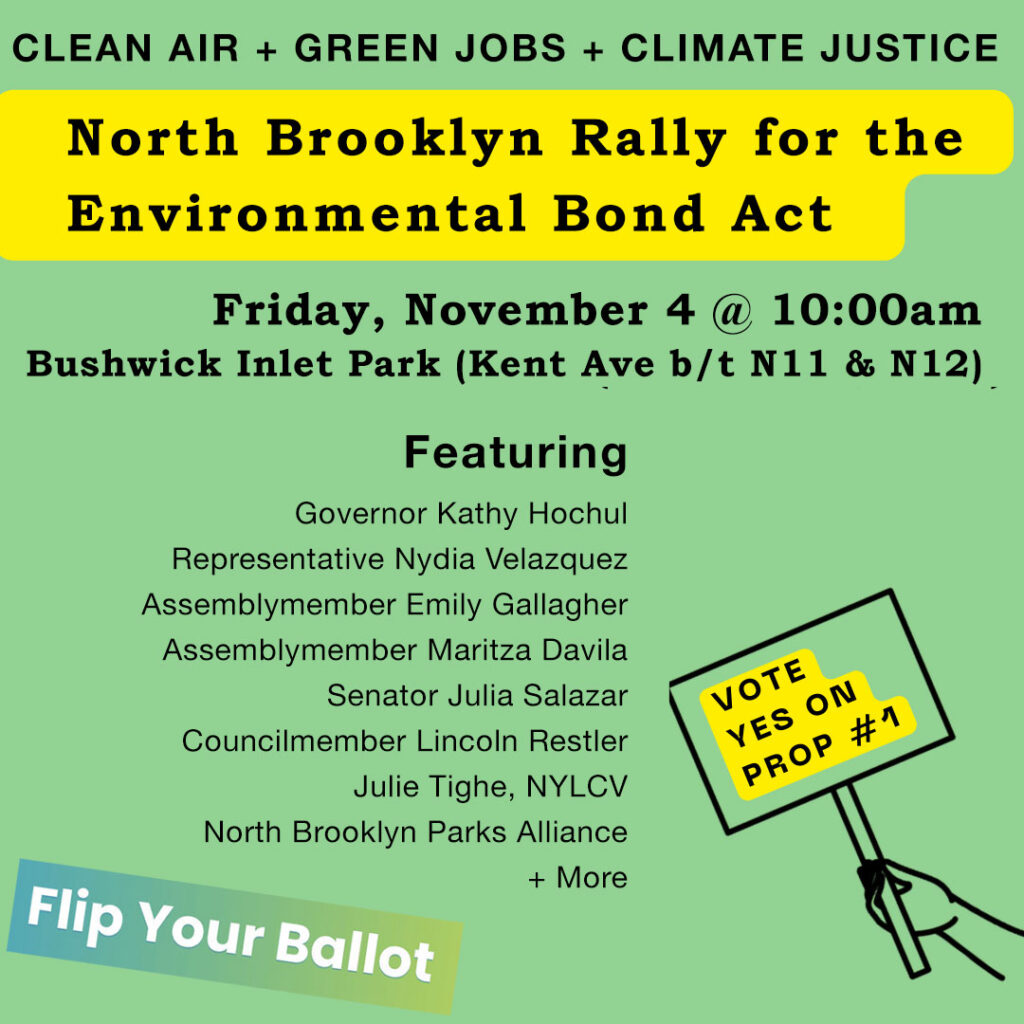 North Brooklyn Rally for the Environmental Bond Act