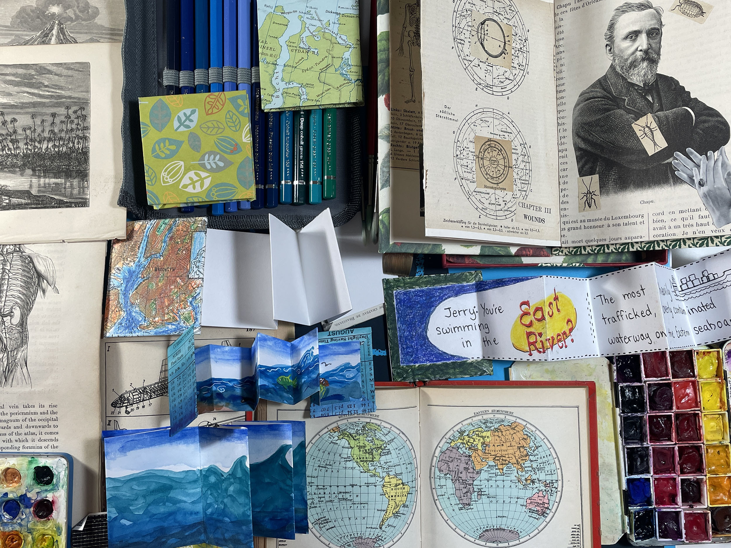 Accordian Bookmaking Class