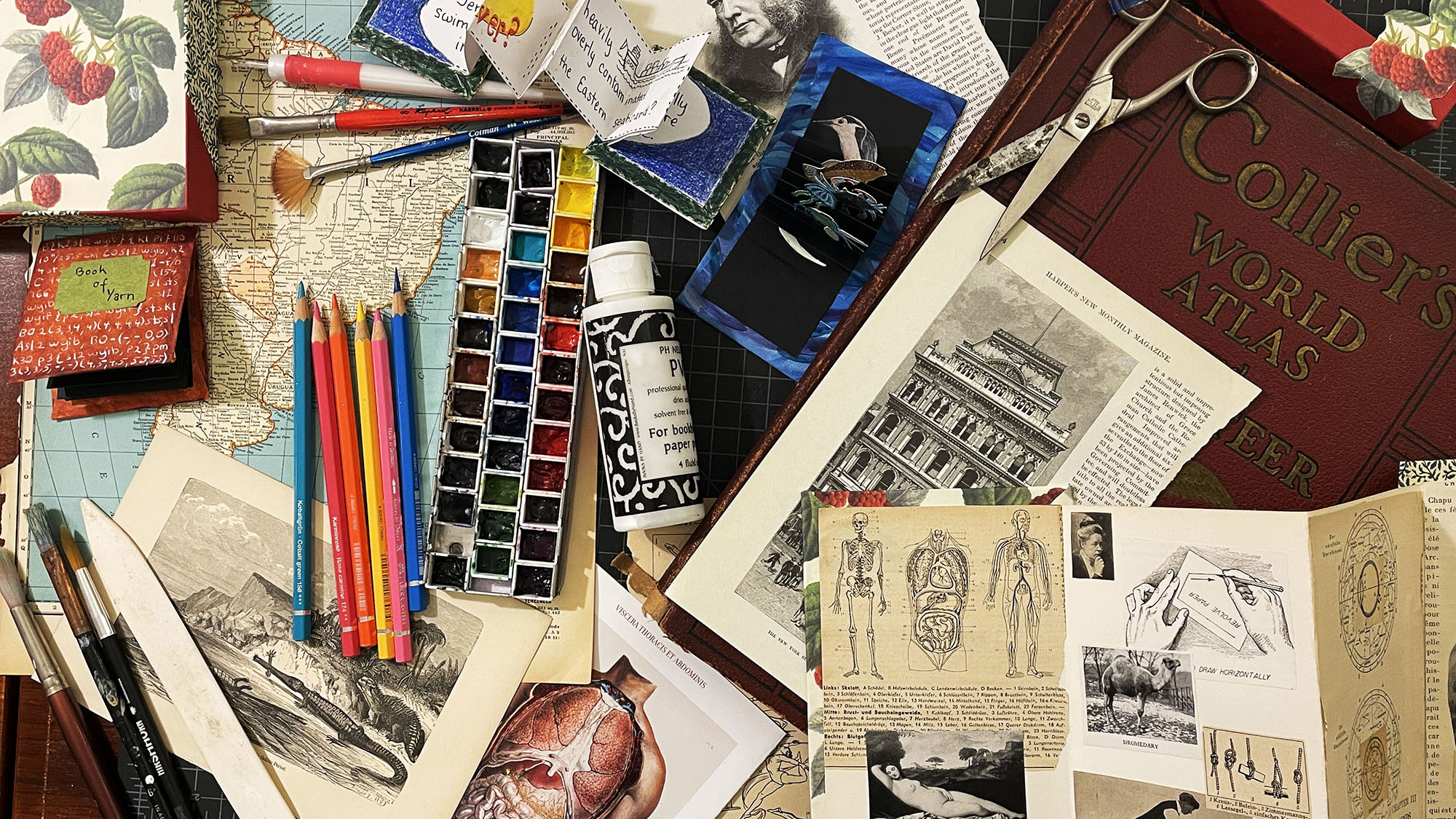 Accordian book art supplies